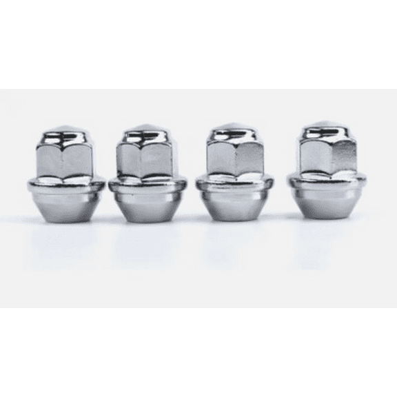 5 OEM Factory Lug Nuts Chrome Compatible with Ford Lincoln 12x1.5 Fusion Focus Escape MKZ