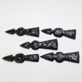 thumbnail image 1 of 5 Obsidian Ornamental Tomahawk Heads #231N  Ax Axe Hatchet, 1 of 4