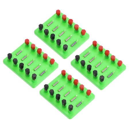 5 Ohm 10 Ohm 15 Ohm 20 Ohm x Ohm Resistor, 4Pcs Load Resistor LED Resistor DIY Electronic for Physics Teaching