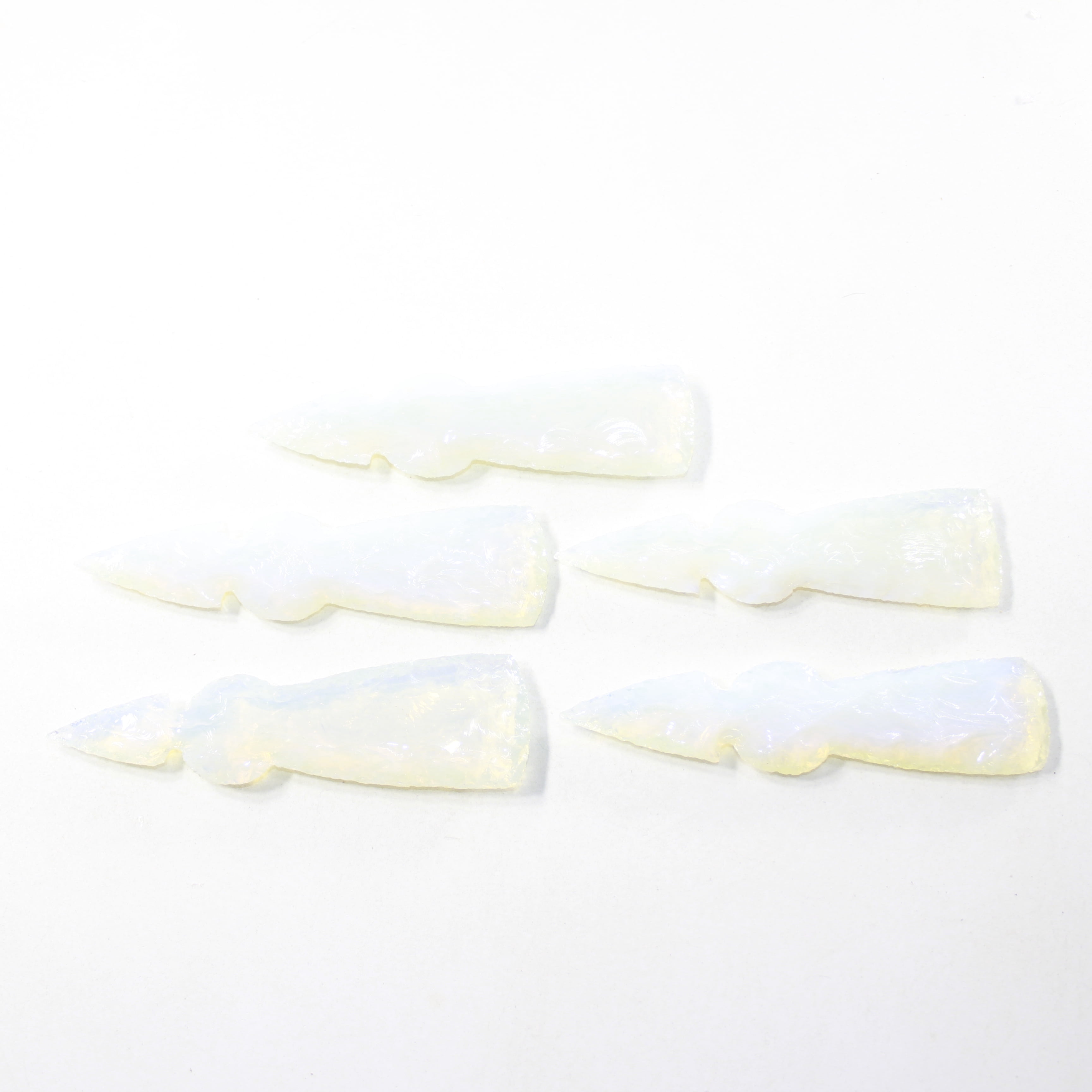 5 Opalite Ornamental Tomahawk Heads #4324  Ax Axe Hatchet