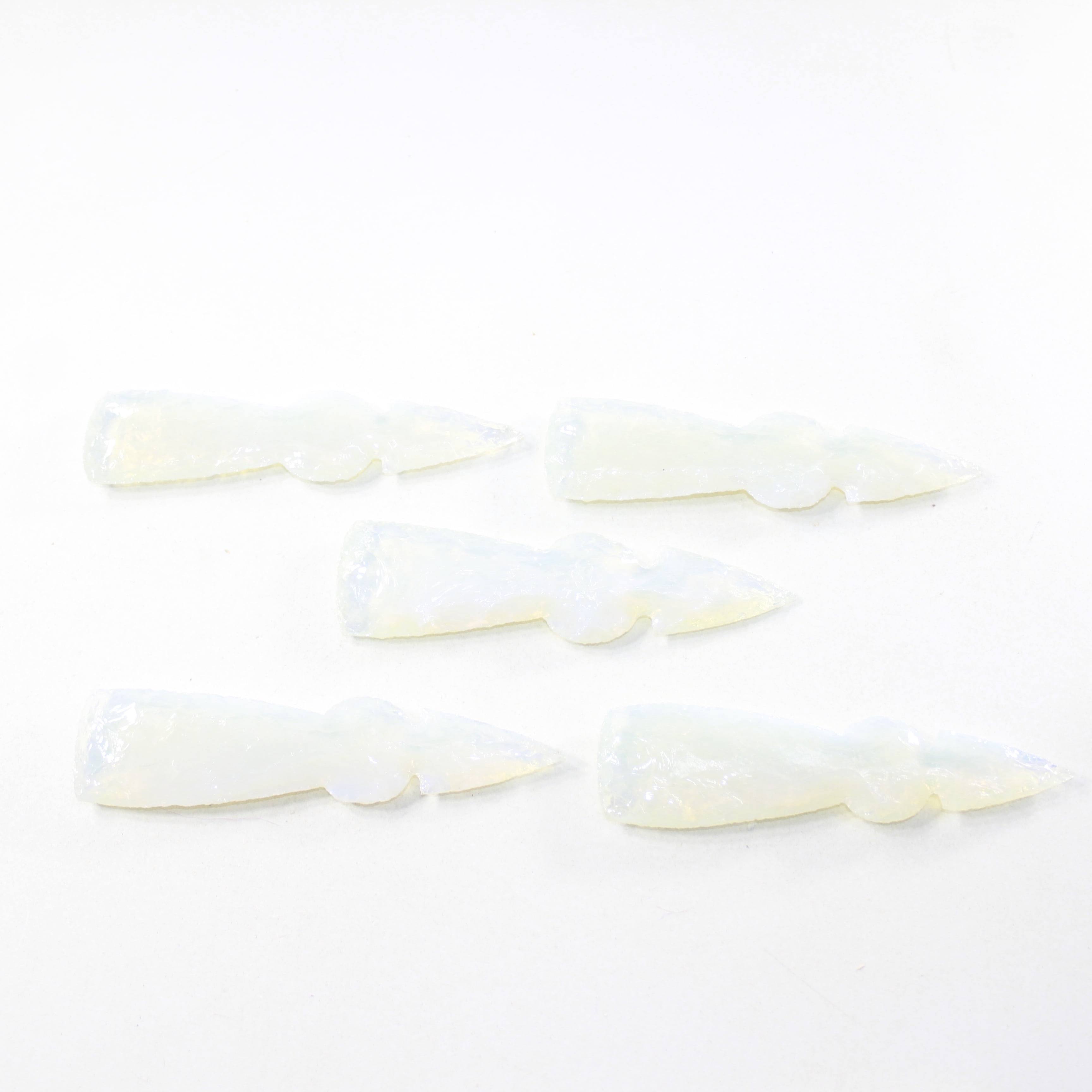 5 Opalite Ornamental Tomahawk Heads #6924  Ax Axe Hatchet