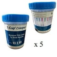 thumbnail image 1 of (5 PACK) 18 Panel Drug Test Cup - INCLUDES KRATOM TEST Most complete cup available on the market . AMP/BAR/BUP/BZO/COC/MET/MDMA/MTD/OPI/OXY/PCP/TCA/THC/ETG/K2/KRA /TRA, 1 of 1