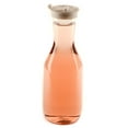 thumbnail image 1 of [5 PACK] Clear Plastic Heavy Duty Pitcher - Large Water Carafes, Plastic Bottles with Flip Top Lid, Beverage Pitchers with Lid - BPA Free Plastic Decanter, Juice, Ice Tea, Picnic, Catering (50 Oz), 1 of 3