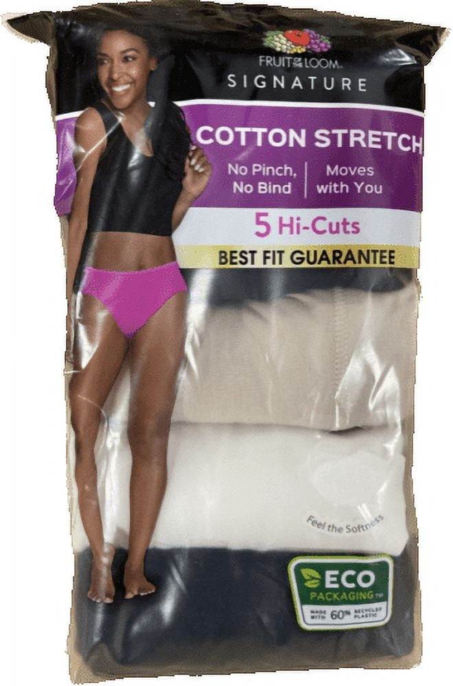 Fruit of the Loom Women's Plus Size Fit for Me 4 Pack Microfiber Slip Short Panties, Assorted, 12