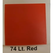 5 PACK HDPE POLYETHYLENE MATTE Lt. RED PLASTIC SHEET .055? THICK 24? X 48?
