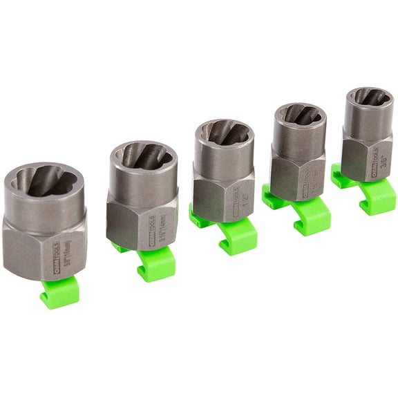 OEMTools 5 Piece Spiral Type Extractor Add-On Set