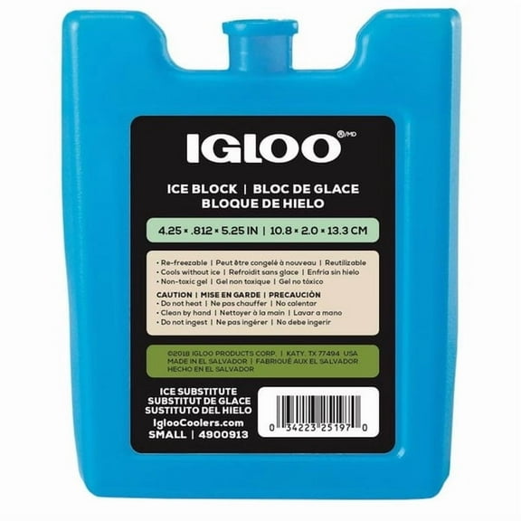 5 PC Igloo Maxcold Blue Plastic Reusable Ice Pack 6.8 oz.