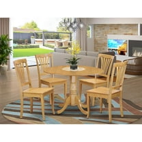 5 PC Kitchen Table set-drop leaf Table and 4 dinette Chairs