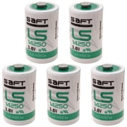 5 PCS 1/2AA LS14250 Battery 3.6V Lithium Battery for SAFT Water Meter Electricity Meter Gas