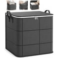 thumbnail image 1 of 5 PCS 140 L Foldable Wardrobe Storage Bag, Large Capacity Storage Box, Household Double Zipper with Handle Clothing and Quilt Organizer Bag, Suitable for Moving, Travel, Storage Basket, 1 of 7