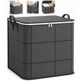 thumbnail image 1 of 5 PCS 140 L Foldable Wardrobe Storage Bag, Large Capacity Storage Box, Household Double Zipper with Handle Clothing and Quilt Organizer Bag, Suitable for Moving, Travel, Storage Basket, 1 of 7