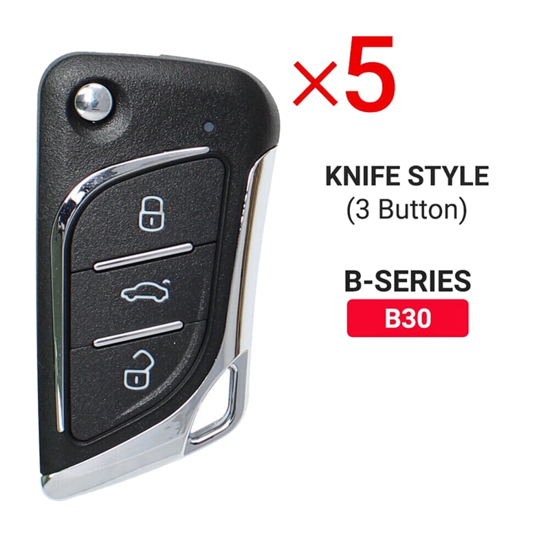 5 PCS, 3 Buttons Universal KEYDIY B30 K Style Remote Control Key BSeries for X2 KD900 MINIKD