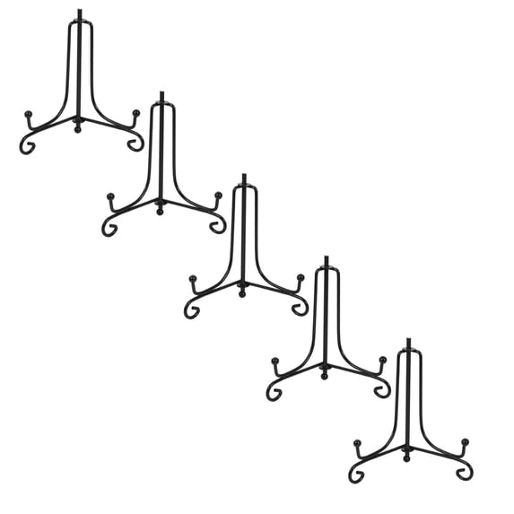 5 PCS 4 Inch Iron Display Stand, Plate Stands For Display,Plate Stand ...