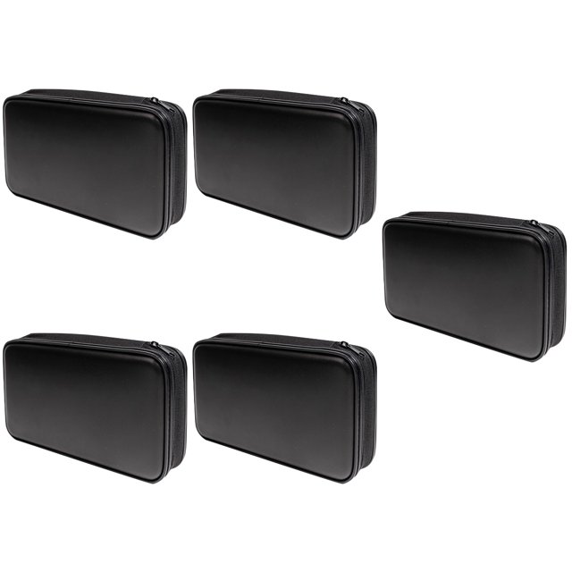 5 PCS 80 CD Case Purses DVD Organizer Holders Storage Cases Carrying