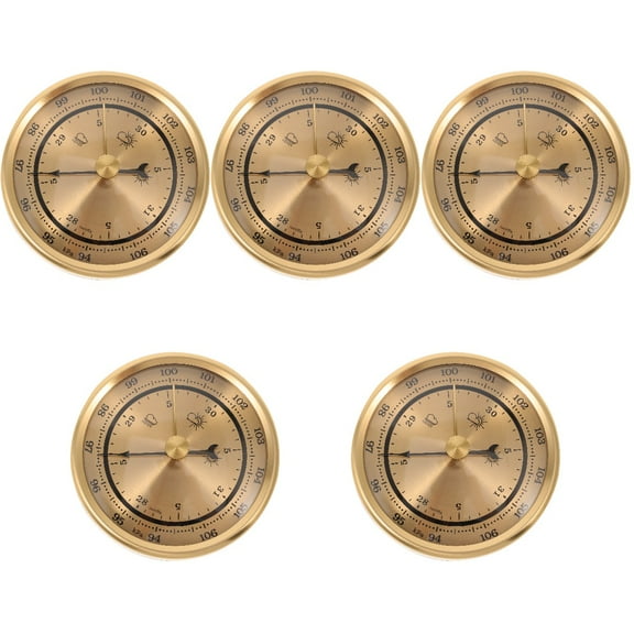 5 PCS Air Pressure Gauge Ambient Stations Pegboard Panel Digital Thermometer Baby