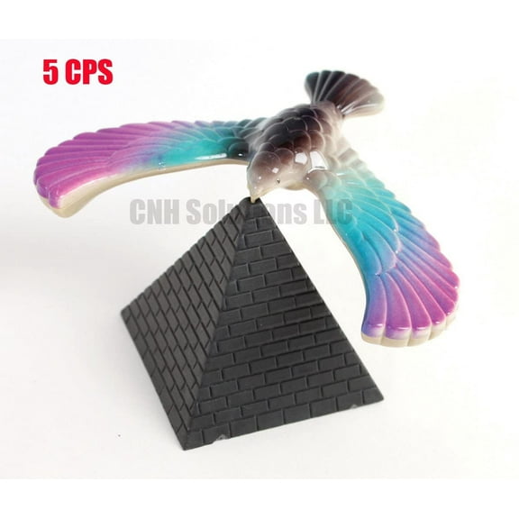 5 PCS Amazing Balancing Bird with Triangle Stand (Color May Vary)