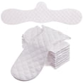 thumbnail image 1 of 5 PCS Bra Liners for Sweat, Reusable Washable Under Breast Sweat Pads, 67% Cotton 33% Polyester Fiber, 1 of 6