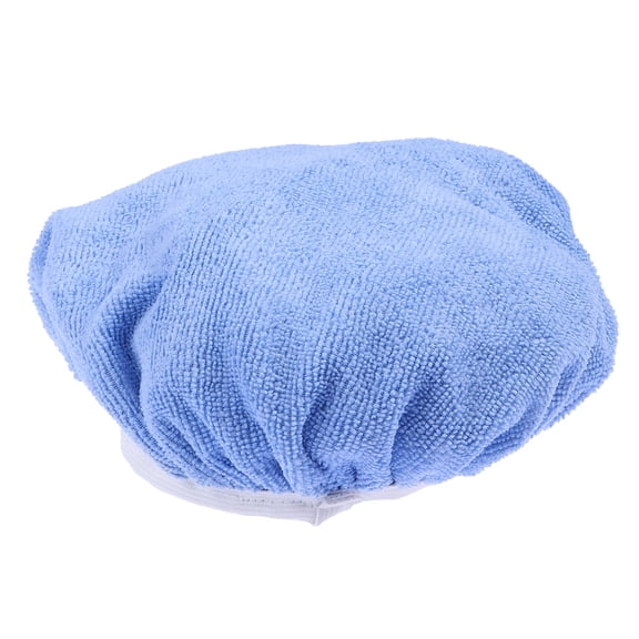UKCOCO Durable Microfiber Bonnet for Car Wax Application Blue Reusable 5Pcs