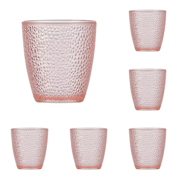 5 PCS Colored Drinking Cups, Reusable Acrylic Stackable Glasses for Home, Party, or Picnic, Shatterproof Drinkware for Juice, Soda, Tea, and Water Use