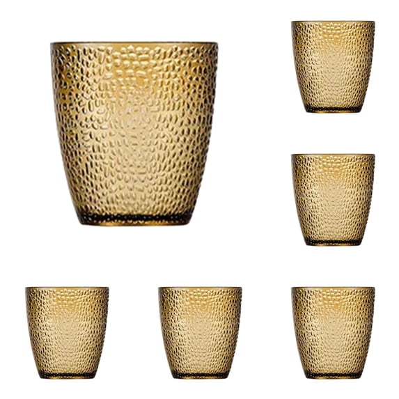 5 PCS Colored Drinking Cups, Reusable Acrylic Stackable Glasses for Home, Party, or Picnic, Shatterproof Drinkware for Juice, Soda, Tea, and Water Use