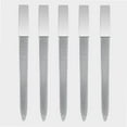 thumbnail image 1 of 5 PCS Diamond Nail File Double Sided Metal Fingernail File Manicure Files for Polish Nail, Removes Nail Ridges, Nail File and Buffer Set for Pedicure Manicure Kit 5inch, 1 of 4