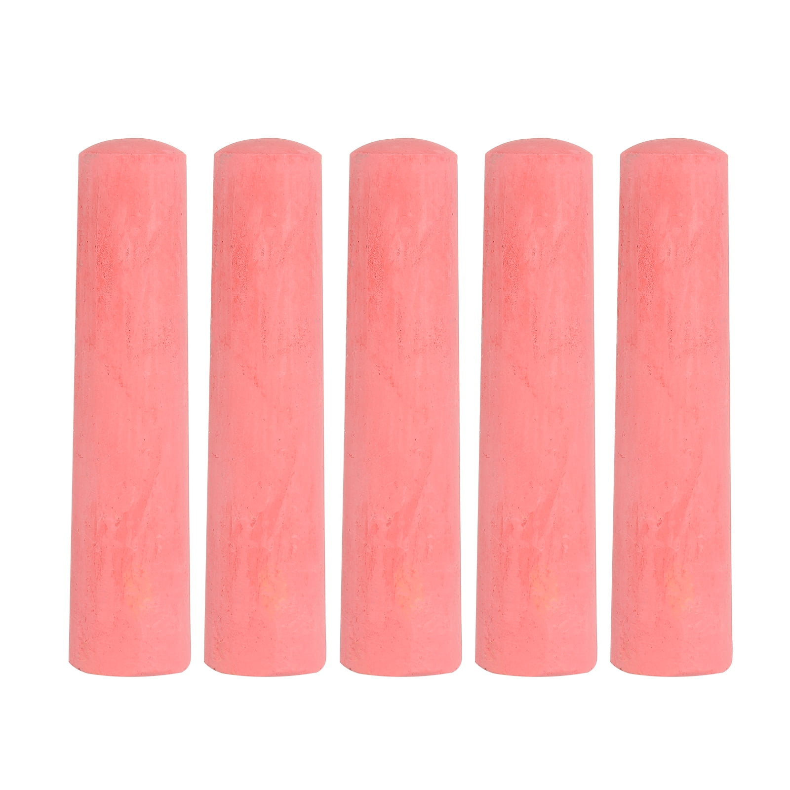 5 PCS Dustless Chalk, Red Sidewalk Chalk Large Solid Huge Washable Street Chalk for Outdoor Adults Painting Graffiti Art
