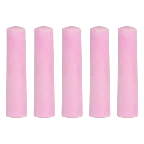 5 PCS Dustless Chalk, Rose Red Sidewalk Chalk Large Solid Huge Washable Street Chalk for Outdoor Adults Painting Graffiti Art