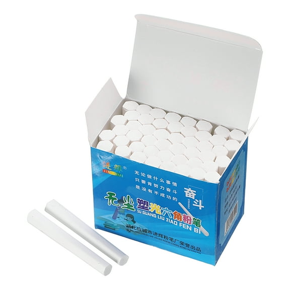 5 PCS Dustless Chalk, White Sidewalk Chalk Large Solid Huge Washable Street Chalk for Outdoor Adults Painting Graffiti Art