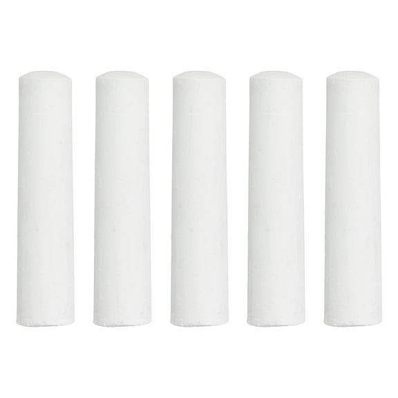 5 PCS Dustless Chalk, White Sidewalk Chalk Large Solid Huge Washable Street Chalk for Outdoor Adults Painting Graffiti Art