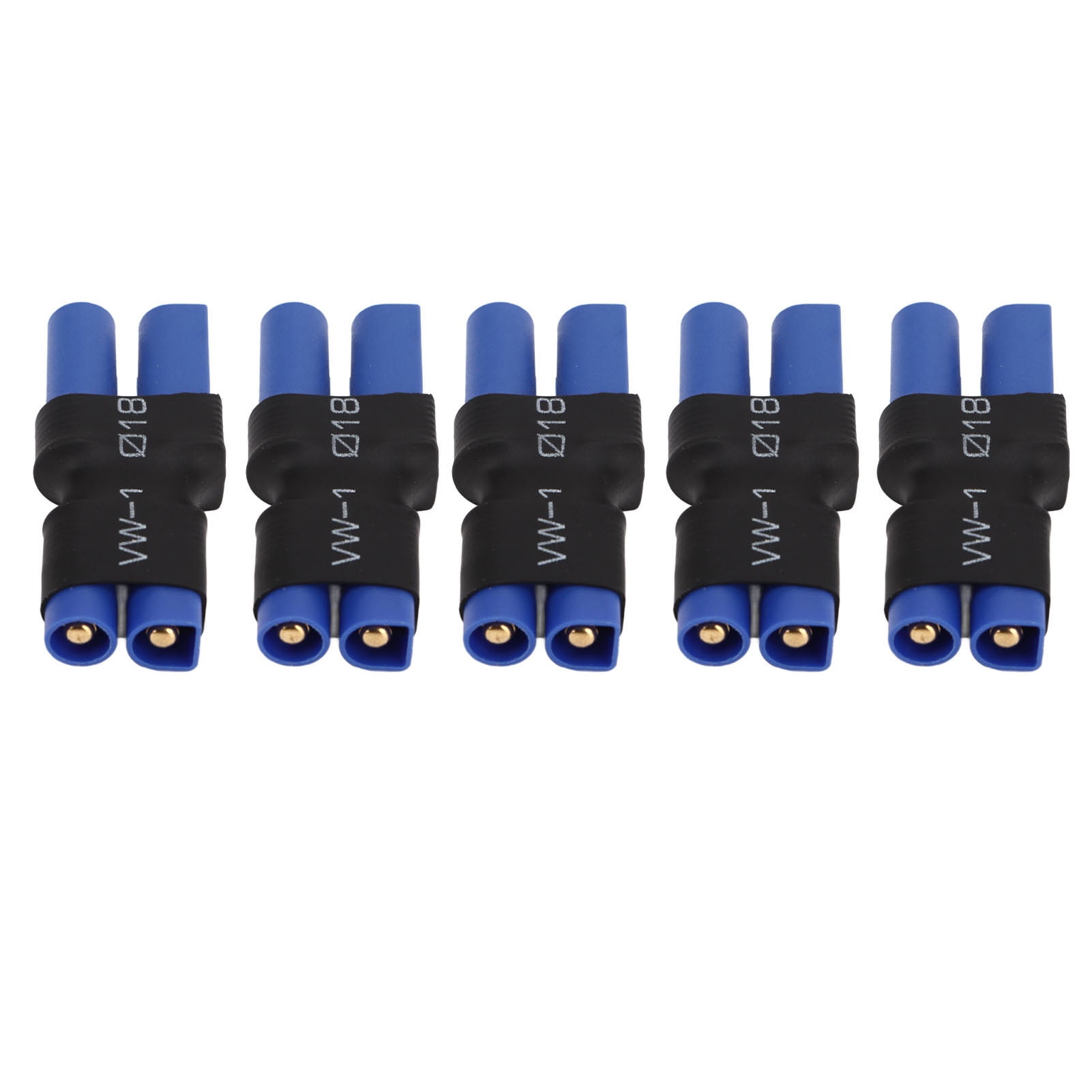 WOODGUILIN 2-Pack EC3 Male To EC5 Female Connector Adapter Plug - For RC Lipo Battery, No Soldering Needed - View #6