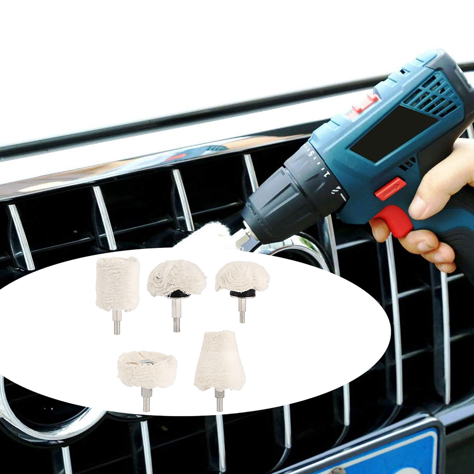 5 PCS Electric and Polishing Polishing Disc For Polisher for Wheel Screwdriver Car Care & Cleaning