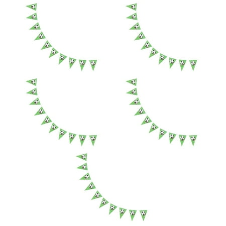 5 PCS Football Decorations Business Supplies Paper