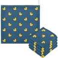 thumbnail image 1 of 5 PCS Funny Ducks Pattern Baby Muslin Washcloths, Soft Absorbent Face Towel Burp Cloths Cotton Bath Wipes Infant Wash Cloth for Newborn Boys Girls, 1 of 7