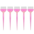 5 PCS Hairdressing Tool Colour Applicator Teasing Comb Dye Salon Brush