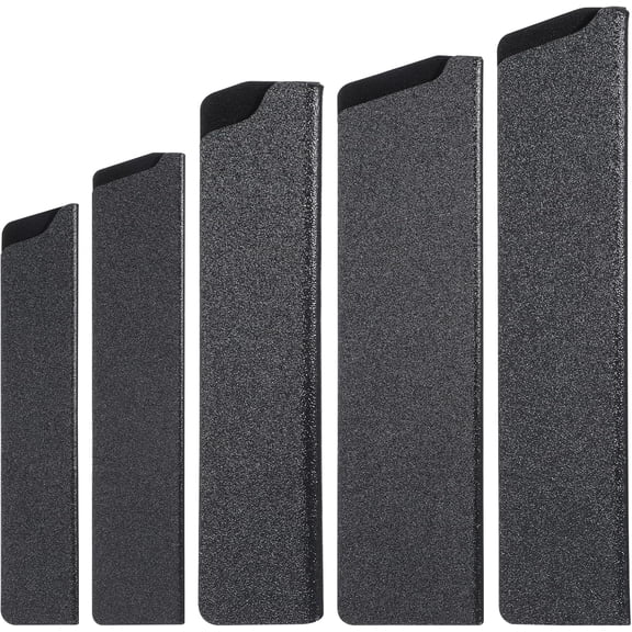 5 PCS Knife Covers or Sleeves, Universal Blade Cover Guards, Knife Protector Sleeve with Felt-Lined Sheaths for Kitchen Knives, 10 Inch 9 Inch 8 Inch 6 Inch 5 Inch