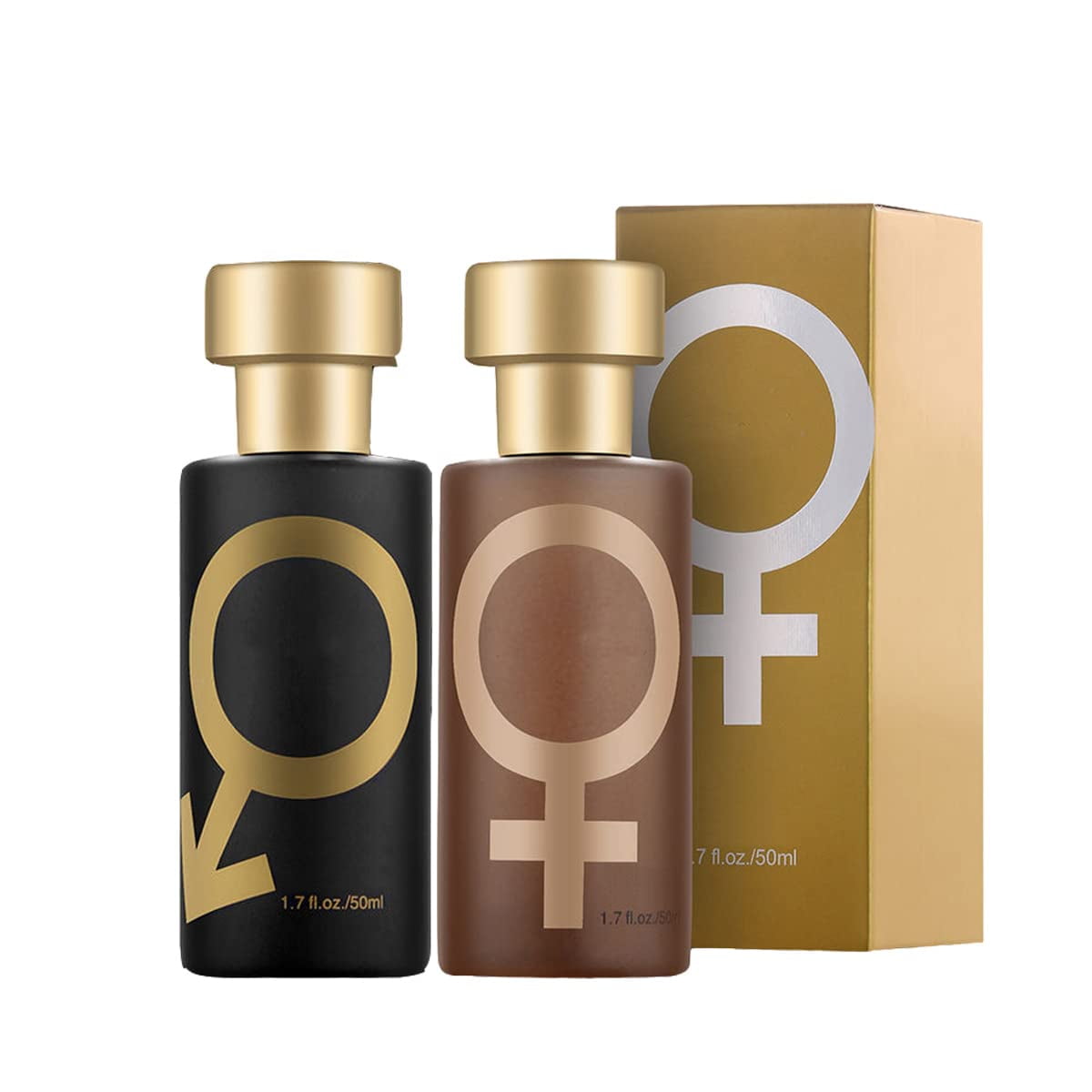 L5 PCS ure Her Perfume for Women - Lure Pheromone Perfume,Golden Pheromone  Cologne for Men Attract Women (for He),If you don't get 5, you will receive  a full refund 