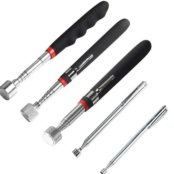 5 PCS Magnetic Telescopic Pick-Up Tool Set With Pocket Clip Telescopic Collector