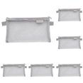 thumbnail image 1 of 5 PCS Mesh Zipper Pouch Makeup Bags Set, Portable Mesh Cosmetic Bag Travel Toiletry Storage Bags Pencil Purse Organizer Pouches for Home Office Daily or Traveling Accessories Keep Small Items, 1 of 4