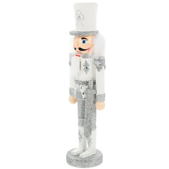 5 PCS Nutcracker Soldier Decor Christmas Decorations Party Silver
