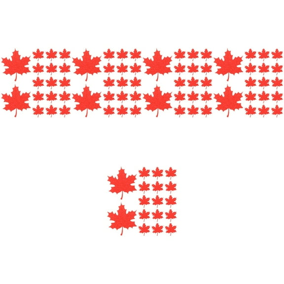 5 PCS Paper Cutouts Decorations Fall Leaves Unique Maple Leaf Adornment