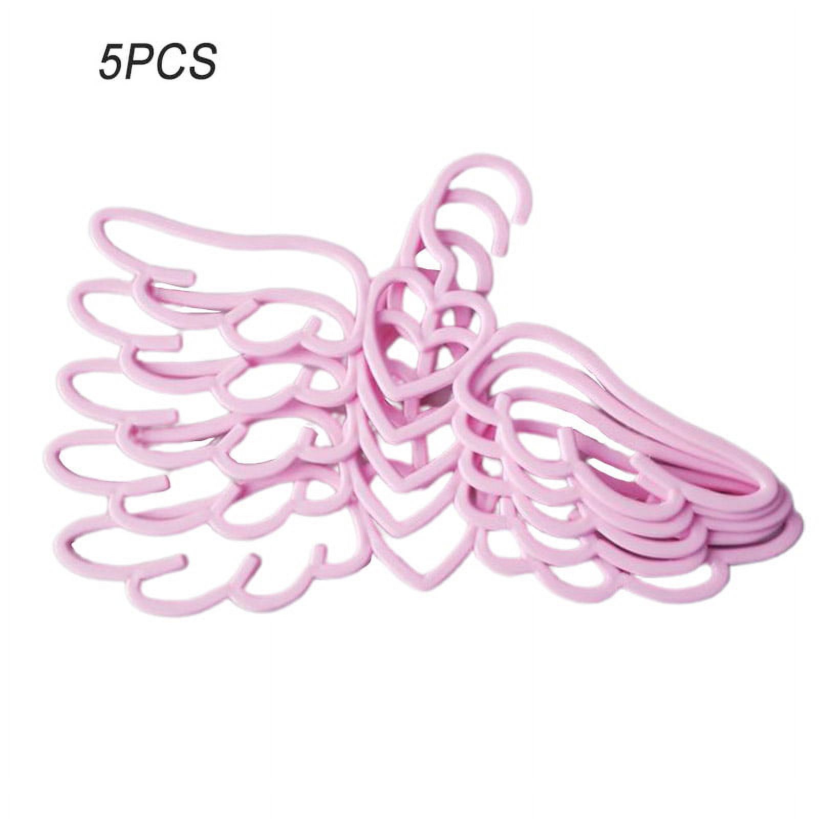 60Pcs-10.2in pink plastic hanger child hanger baby hanger girl