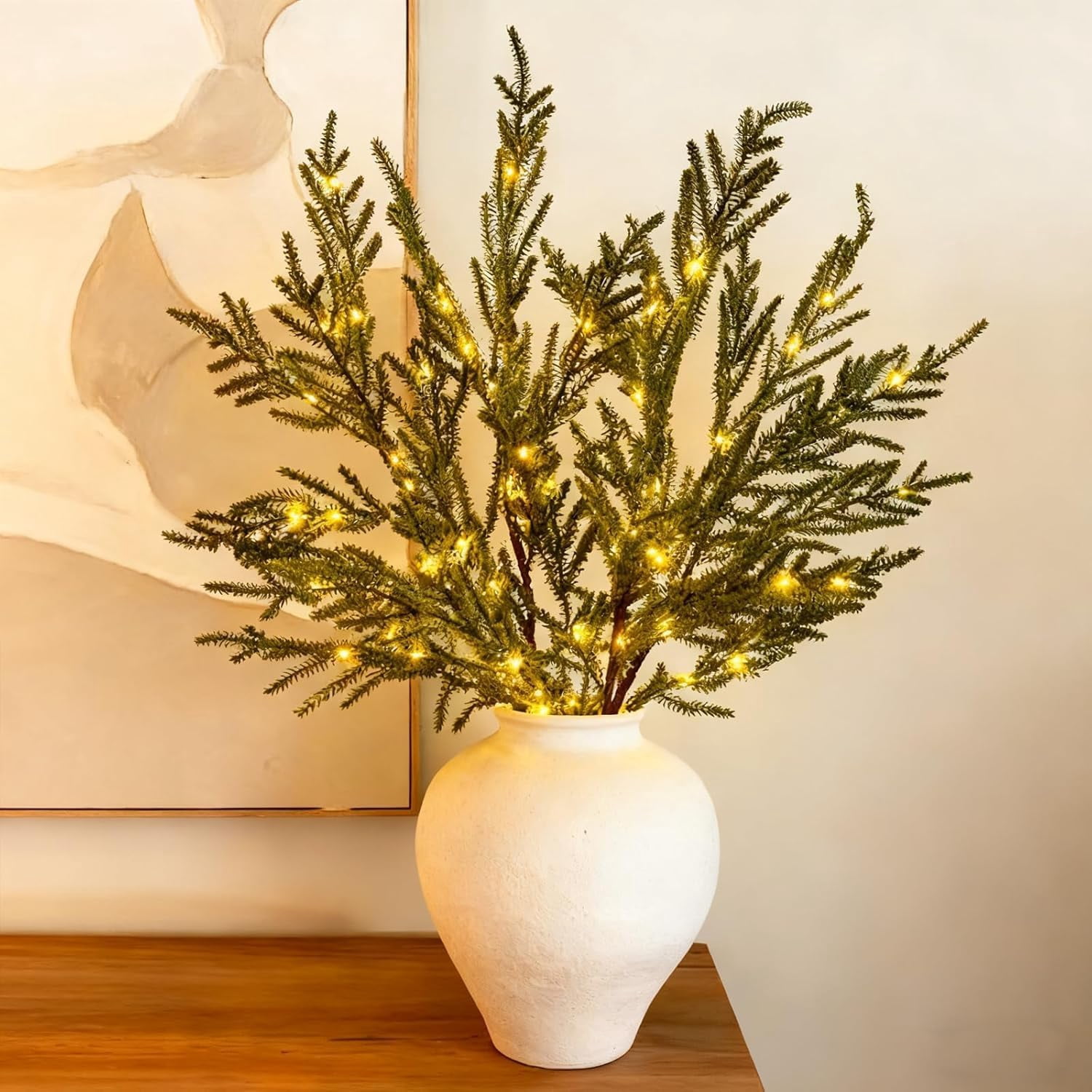 5-pcs-pre-lit-pine-stems-lighted-norfolk-pine-branches-realistic