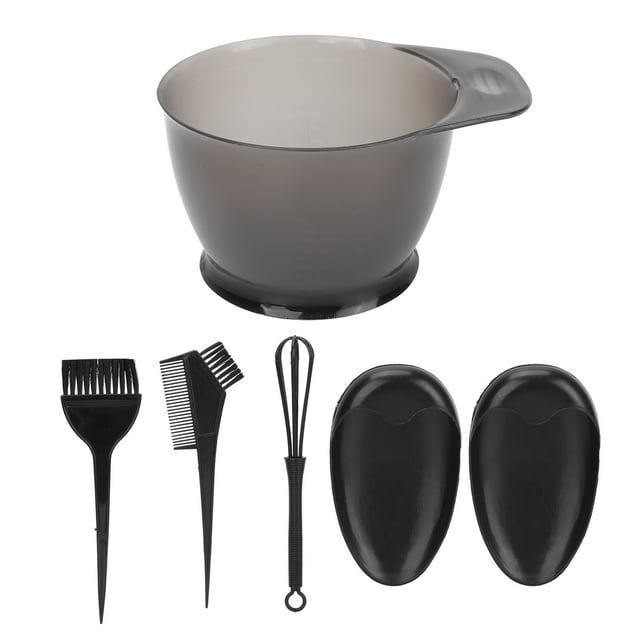 5 PCS Professional Salon Hair Coloring Kit Hair Dye Brush Bowl Comb