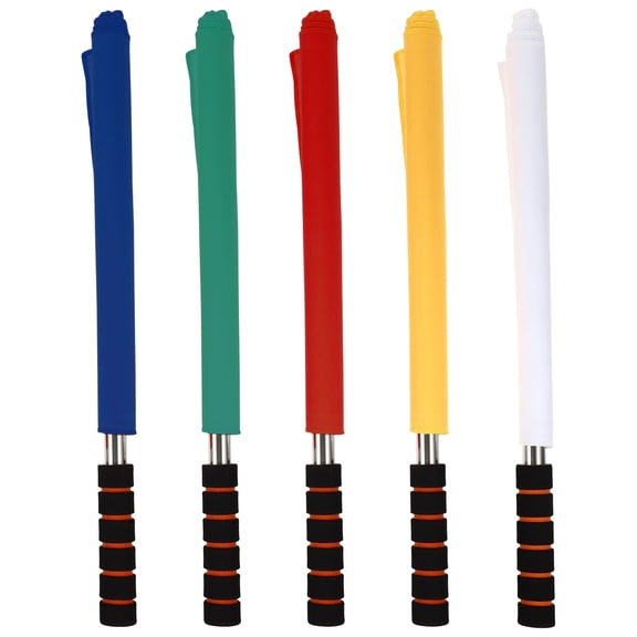 5 PCS Referee Flag Flags Road Portable Foam Polyester Cotton