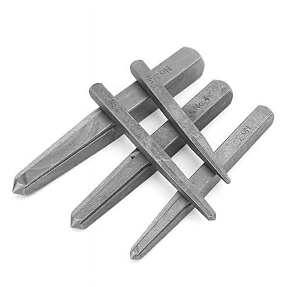 5 PCS Screw Extractor Set,Square Type Straight Fluted Screw Extractor Set Easy Out Removal Tool