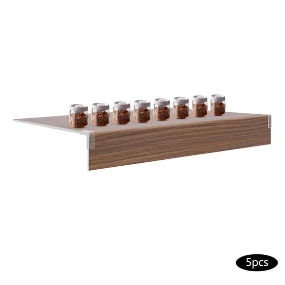 Shangmakel Shangmakel5 PCS Shelf Covers Wire Rack Cover, Wood Grain PVC Shelf Liner, Cabinet Organizer for Store Pantry, Cabinet Bathroom, Kitchen Shelving