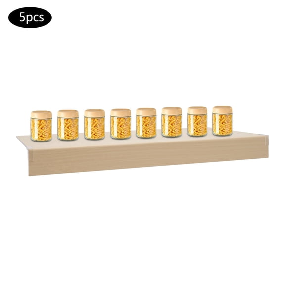 Shangmakel Shangmakel5 PCS Shelf Covers Wire Rack Cover, Wood Grain PVC Shelf Liner, Cabinet Organizer for Store Pantry, Cabinet Bathroom, Kitchen Shelving