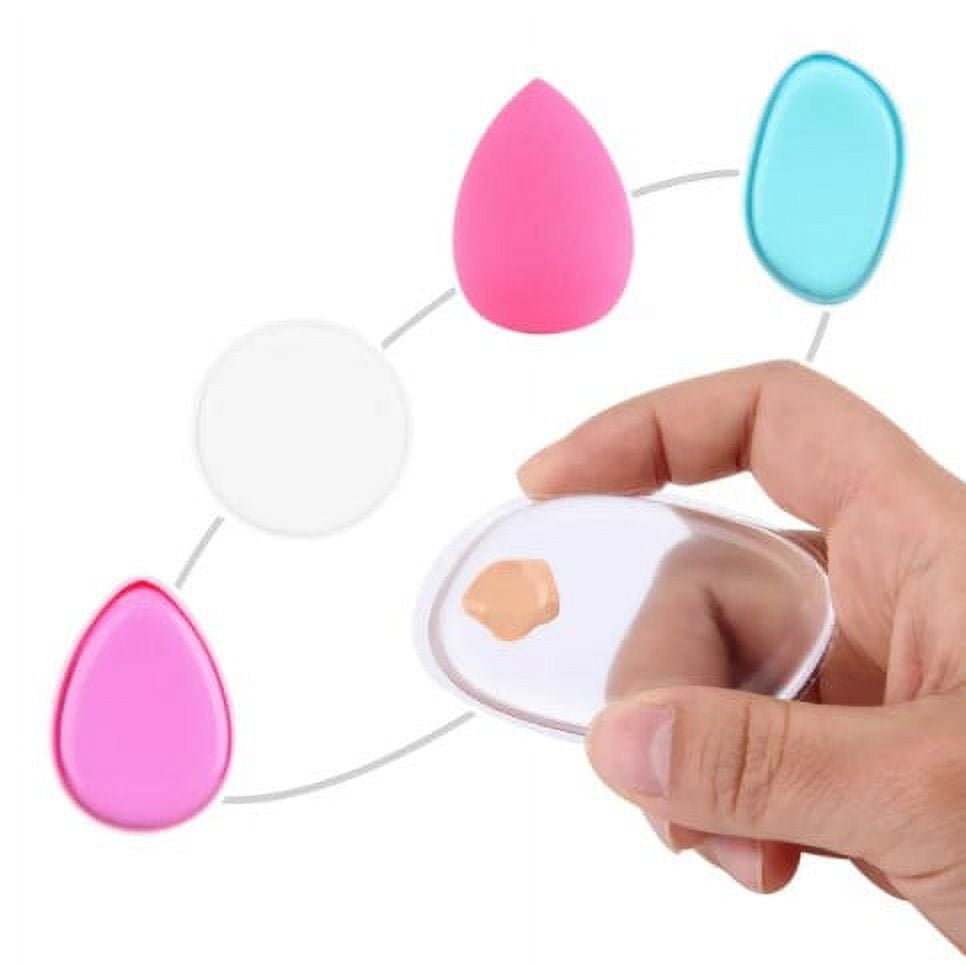 5 PCS Silicone Sponge Puff Face Makeup Foundation Blender Beauty