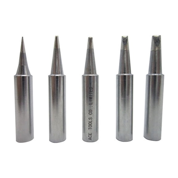 5 PCS Soldering Tips T18 Series Fit FX-888 FX-888 FX-8801 FX-600 (FX888/FX888D FX8801 FX600) Lead Free Solder Iron Tip Bit