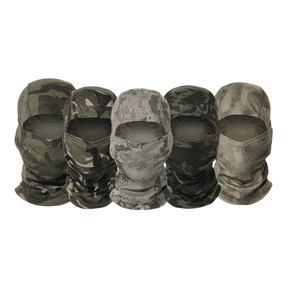 5 PCS Tactical Balaclava Full Face Mask, Lightweight Breathable UV Shield for Hiking, Biking, Riding, Hunting, Cycling, Climbing, Dust & Wind Protection, Quick-Dry Comfort, Full Head & Neck Cover